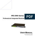 IRD-2900 User Manual Rev 4.6