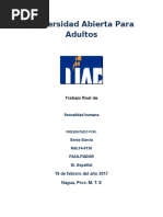 Trabajo Final Sexualidad Humana