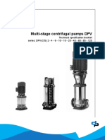 Documents - MX DPV Vertical Multistage Pumps 60 HZ Technical Data DP Pumps