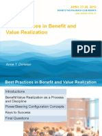 PS2802 Best Practices in Benefit and Value Realization Anne Donelan Benefits Pres