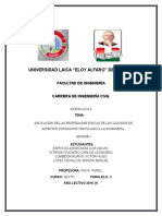 Aplicación de Las Propiedades Físicas de Los Líquidos en Aspectos Cotidianos Vinculado A La Ingeniería.