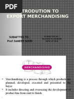 Export Merchandising Final