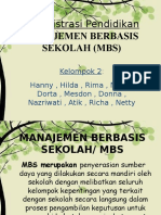 Manajemen Berbasis Sekolah