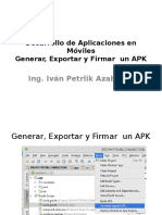 Generar, Exportar y Firmar Un APK