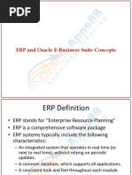 ERP and Oracle E-Business Suite Concepts