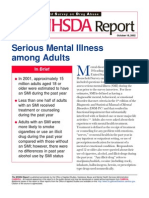 Serious Mental Illness Among Adults: in Brief