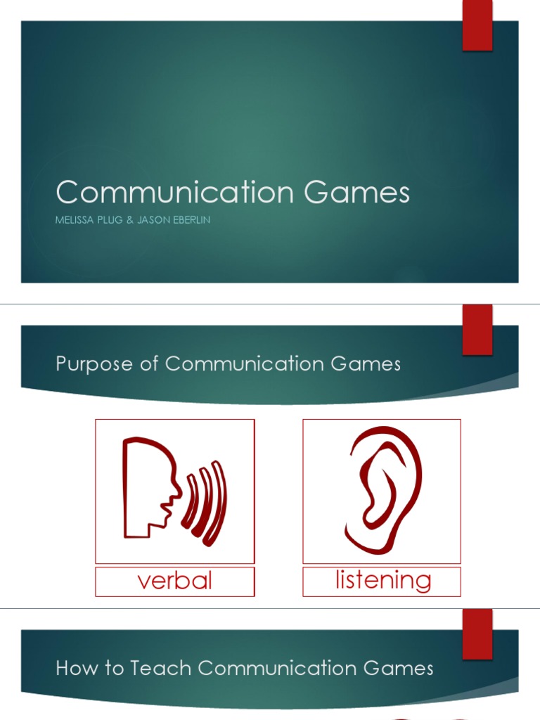 ESL Communication Games for Students | PDF | Physical Education ...