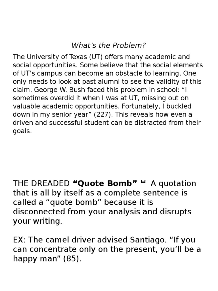 Quote Bombs | PDF