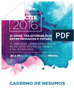 Caderno de Resumos ESOCITE 2016 - Completo