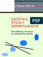 ESTETICA ETICA Y ESPIRITUALIDAD Bioestetican y Bioetica en Perspectiva Oriental