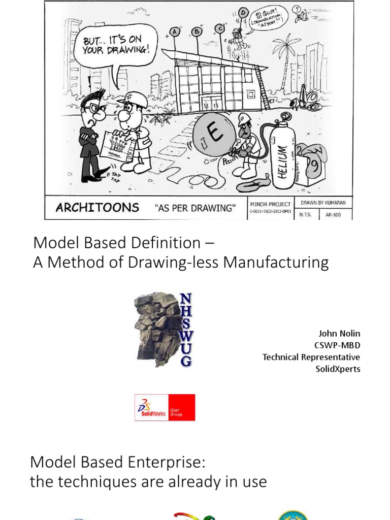 Model Based Definition Intro Portable Document Format 3 D Modeling