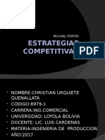 ESTRATEGIAS COMPETITIVAS DE MICHAEL PORTER