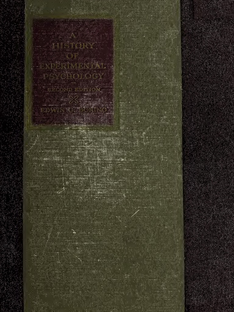 History of Experimental Psychology | PDF | Mind | Psychology