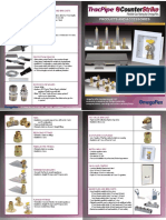 4 page color product brochure