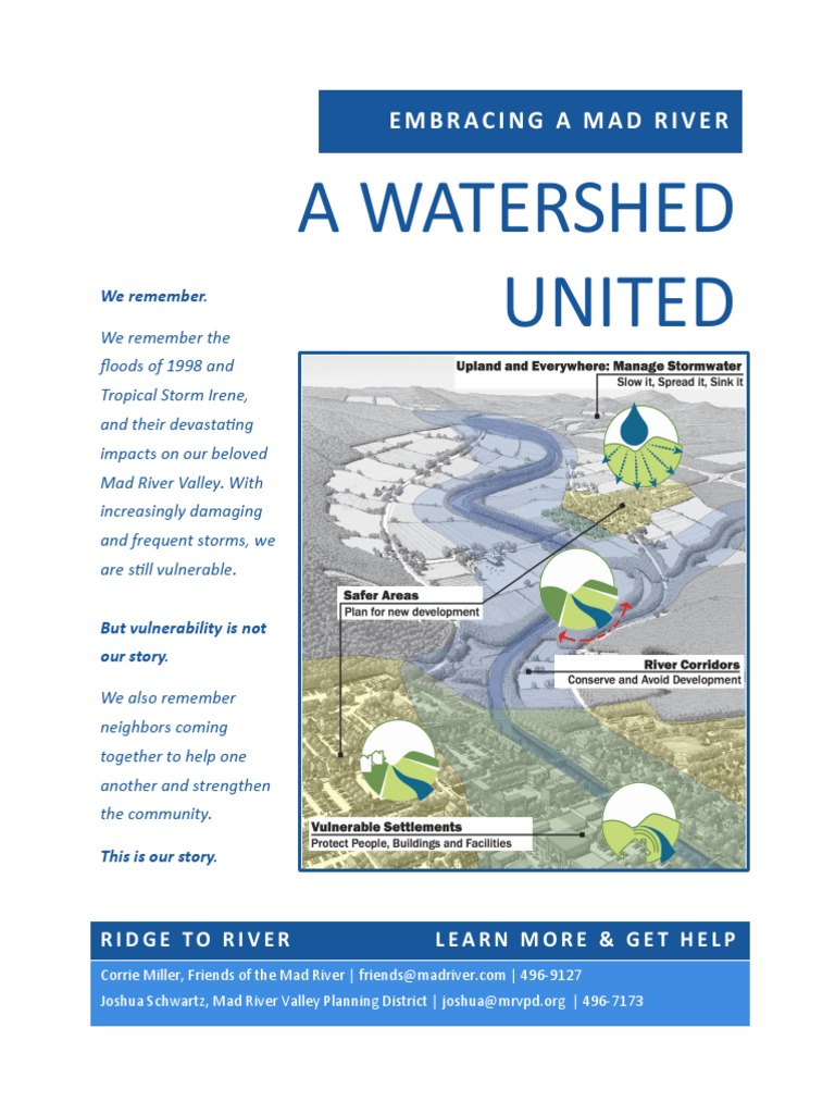 Mad River Valley Flood Resilience Guide | PDF | Emergency Management ...