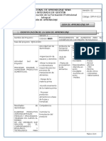 Guia de Aprendizaje Controlar La Formulación Del Producto