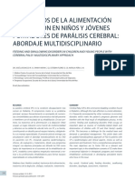 Trastornos alimentación niños con parálisis cerebral