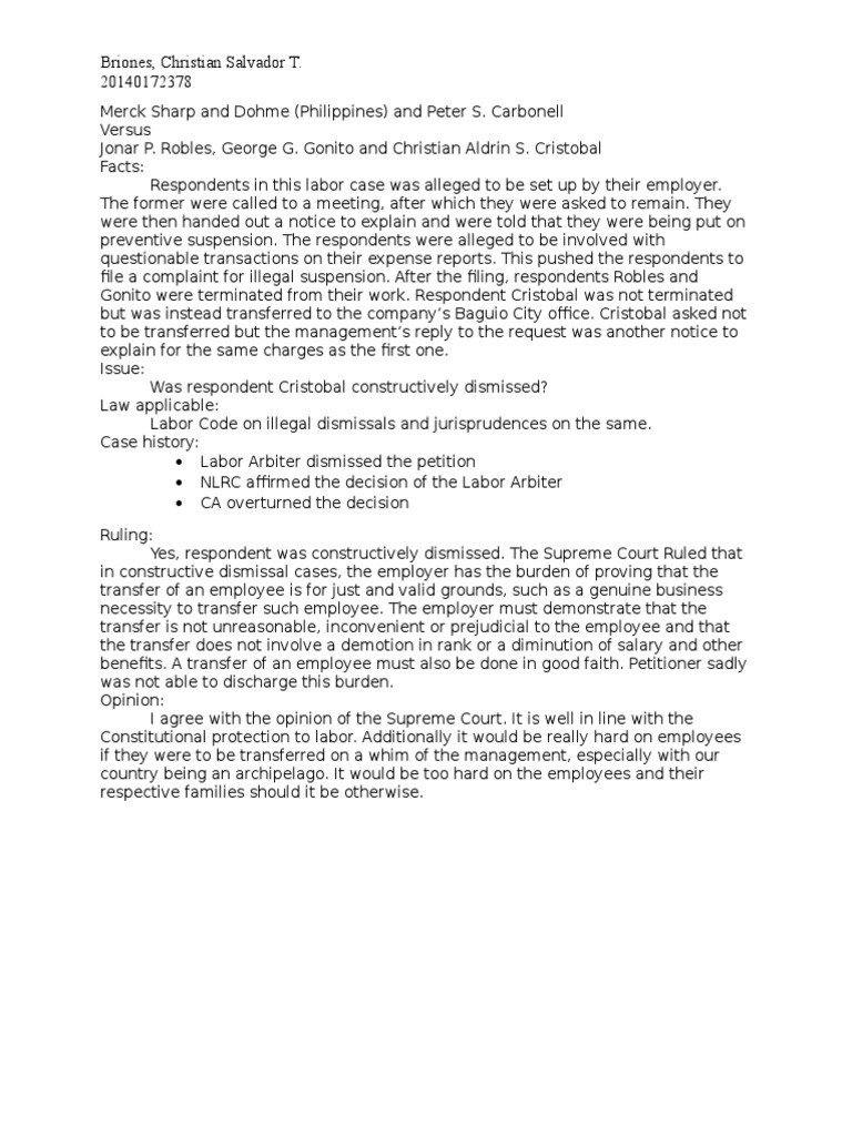 FILCRO | PDF | Employment | Justice
