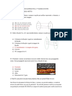 Prova Bimestral de Matemática 1