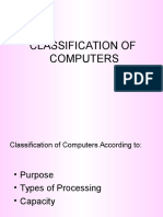 Classification of Computers