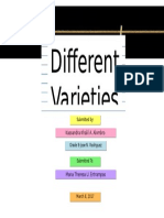 Different Varieties: Kassandra Khalil A. Alombro
