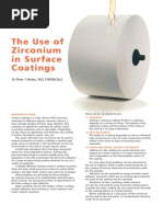 The Use of Zirconium in Surface Coatings (MEL Chemicals)
