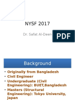 NYSF 2017: Dr. Safat Al-Deen