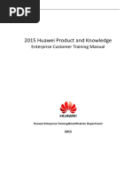 Huawei Product and Knowledge Enterprise Customer Training Manual PDF