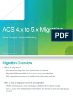 ACS 4.x To 5.x Migration