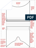 Attachable VR Goggles Template PDF