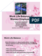 Work Life Balance of Women Employees PDF