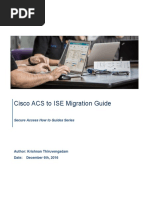 ACS 5 X To ISE Migration Guide