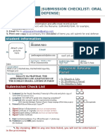 FO 02 CHECKLIST Oral Defense 2013new