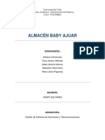 Gestión de sistemas de información en Baby Ajuar