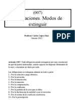 Obligaciones (3) Modos de Extinguir