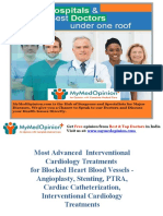 Most Advanced  Interventional Cardilogy Treatments for  Angioplasty