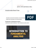Introduction to Fundamental Analysis: Learn How to Analyze Companies' Financials