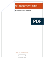 Type The Document Subtitle