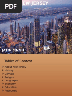 History, Climate, Religion, Languages Amd Economy and Education in New Jersey