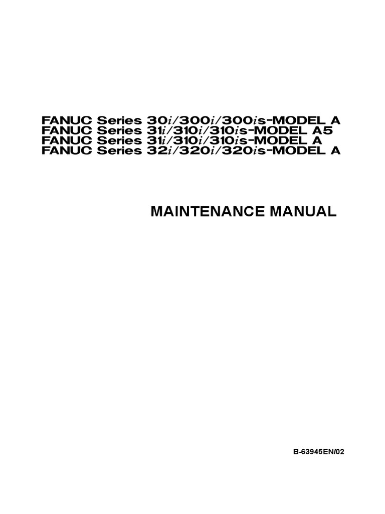 Fanuc Series Maintenance Manual PDF, PDF, High Voltage