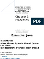 Distributed Systems Processes and Threads