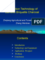 Production Technology of Bamboo Briquette Charcoal: Zhejiang Agricultural and Forestry University Zhang Wenbiao