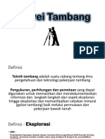 Pertemuan 02 - Survei Tambang