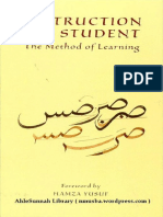 Instruction of The Student The Method of Learning-Talim Al-Muta Allim-Tariq At-Ta-Allam English by Shyakh Burhanul IslamAz-zarnuji