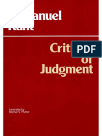 Kant Immanuel Critique of Judgment 1987 PDF