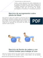 10 ejercicios core fitball