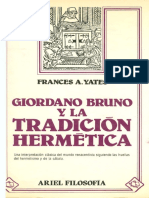 Yates Frances - Giordano Bruno