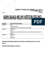 Ikhlan Penghasilan Karya Majalah Sekolah