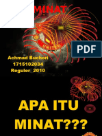 Achmad Buchori - Minat