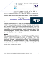 Estudo de caso envolvendo ataque combinado da RAA e DEF em concreto de fundação de edificação